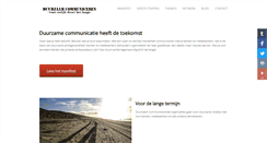 Desktop Screenshot of duurzaamcommuniceren.org